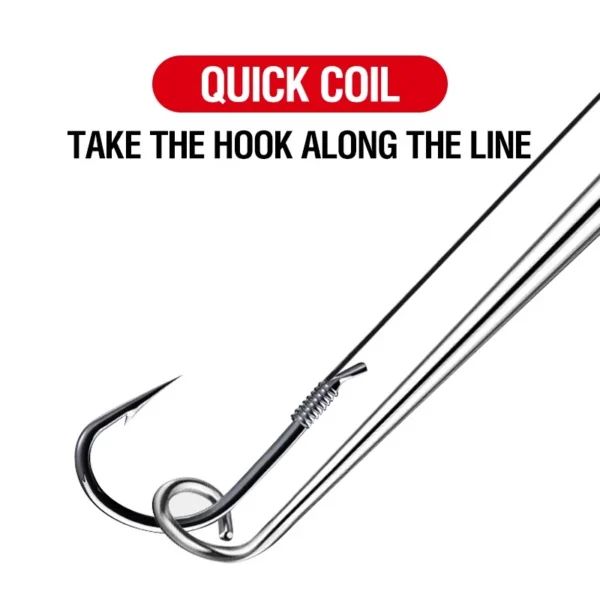 17 5cm Fishing Hook Quick Removal Device Security Extractor Stainless Steel Hook Detacher Removal Fishhook Disgorger