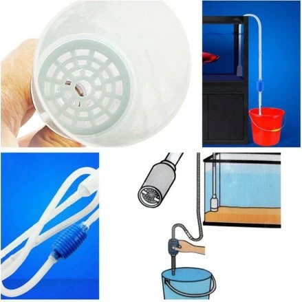Aquarium Water Changer Vacuum Gravel Cleaner Siphon Pump for Water Changing
