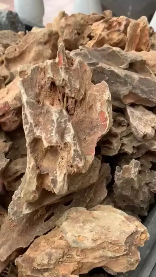 1Kg Aquarium Aquascaping Ohko Rock Ideal for Paludarium Aquascape Vivarium