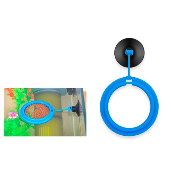 Aquarium Fish Tank Ring Feeder Floating Food Water Plant Buoyancy Circle Aquarium Fish Feeding Ring Square Circle