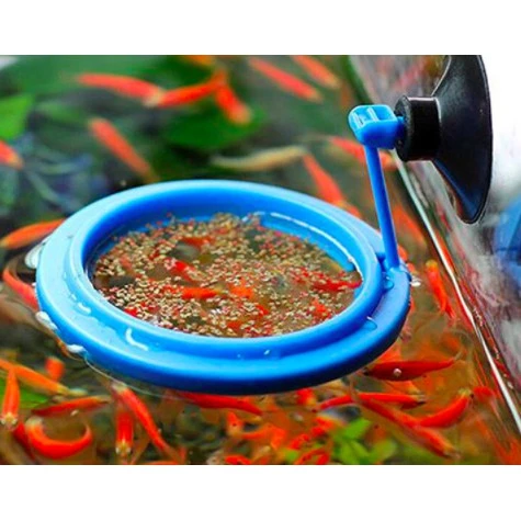 Aquarium Fish Tank Ring Feeder Floating Food Water Plant Buoyancy Circle Aquarium Fish Feeding Ring Square Circle