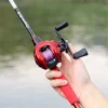 Portable Casting Fishing Rod Reel Set 2 Section Lure Rod