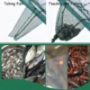 Portable Folding Fishing Net Shrimp Cage Nylon Automatic Foldable Catch Fish Trap