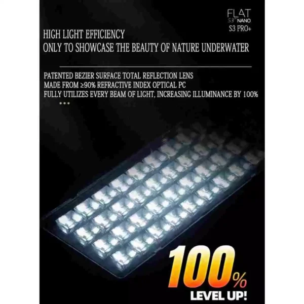 Neo Helios Flat Nano S3 Pro Plus Full Spectrum Planted Tank Light
