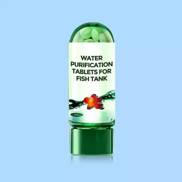 Ultra Strong Aquarium Water Purifier Tablets Fast Acting Removes Algae Toxins Safe for Fish Coral