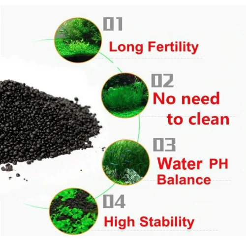 Amazon Soil 1L 3L Aquarium Water Plant Soil Water Grass Mud Aquascape Fish Tank Soil