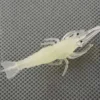 Soft Simulation Shrimp Prawn Lure Hook Tackle Bait Fishing Lures Artificial bait Luminous Shrimp 4cm