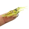 Soft Simulation Shrimp Prawn Lure Hook Tackle Bait Fishing Lures Artificial bait Luminous Shrimp 4cm