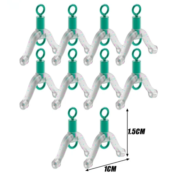 sg-11134201-7ra2r-mbf8tdbvg0nq51.webp 10Pcs Fish Hook Splitters 8 shaped Silicone Elastic Splitter Fishing Gear Accessories Anti Tangle Fishing Line Organizer For Fishing Enthusiasts