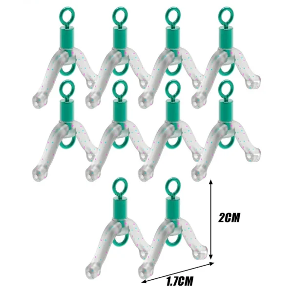 sg-11134201-7ra30-mbf8tdxin59h10.webp 10Pcs Fish Hook Splitters 8 shaped Silicone Elastic Splitter Fishing Gear Accessories Anti Tangle Fishing Line Organizer For Fishing Enthusiasts