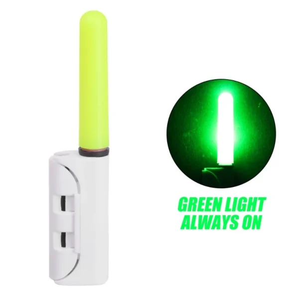 Explosive Flash Fishing Rod Lightstick Removable LED Float Pole Light CR425 Battery Glow Stick Snap on Electronic Pole Light Outdoor Fishing Tackle