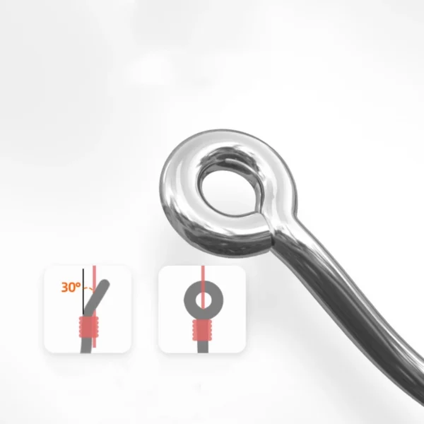 sg-11134201-7rbl8-lo4vt3w0qsjn94.webp 12pcs Fishing Flipping Hook Automatic Anti Running Fish Anti Drop Line Double Barb With Titanium Manganese Alloy Magic Handy