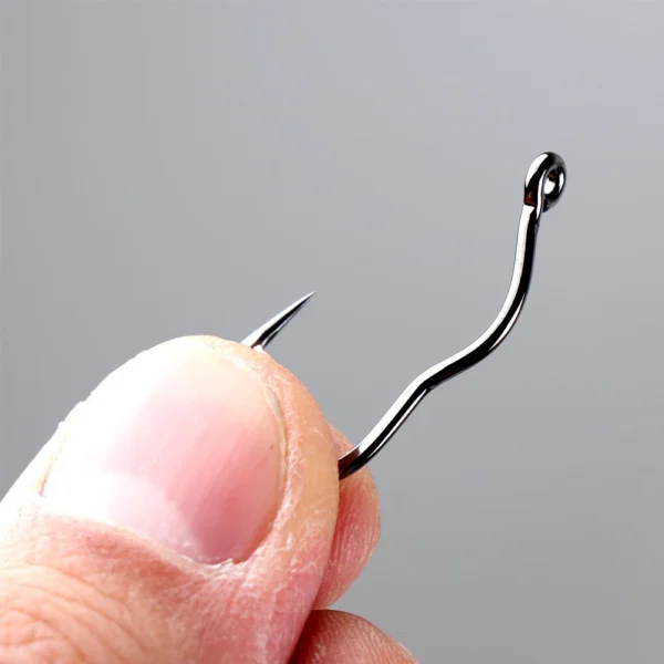 sg-11134201-7rbn3-lo4vt2qofaire7.webp 12pcs Fishing Flipping Hook Automatic Anti Running Fish Anti Drop Line Double Barb With Titanium Manganese Alloy Magic Handy