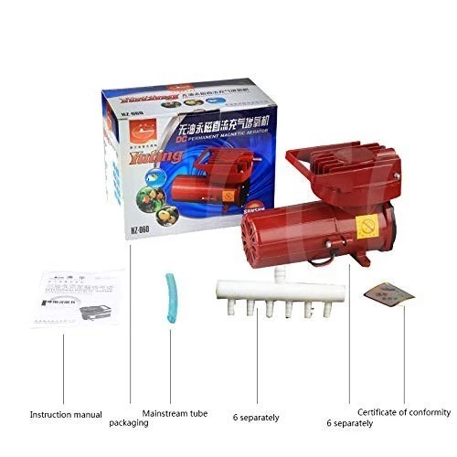 Air Pump 12V Air Oxygen Pump Aquarium Air Pump Battery Powered Aerator Pump DC