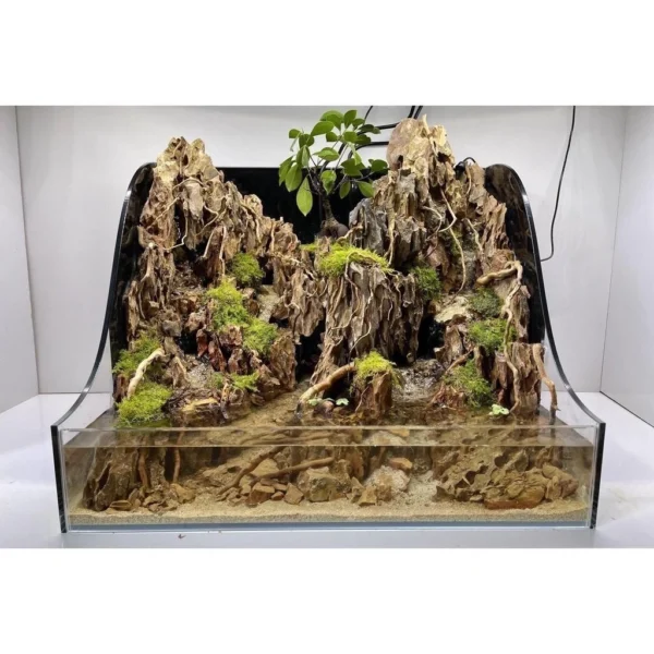 1Kg Aquarium Aquascaping Ohko Rock Ideal for Paludarium Aquascape Vivarium