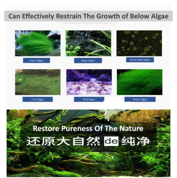 Algaecide Algae Moss Removal Agent Clear Green Water For Aquarium Fish Tank Pond