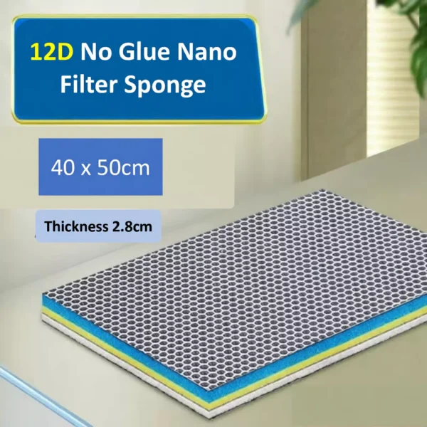 sg-11134253-82269-mhv0nxucu4ubc8.webp Aquarium 12D Filter Sponge Honeycomb Nest Filter Cotton